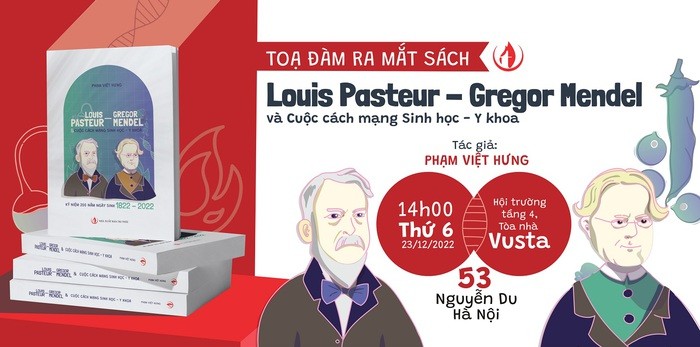 Toa dam ra mat sach “Louis Pasteur - Gregor Mendel va Cuoc cach mang Sinh hoc - Y khoa”