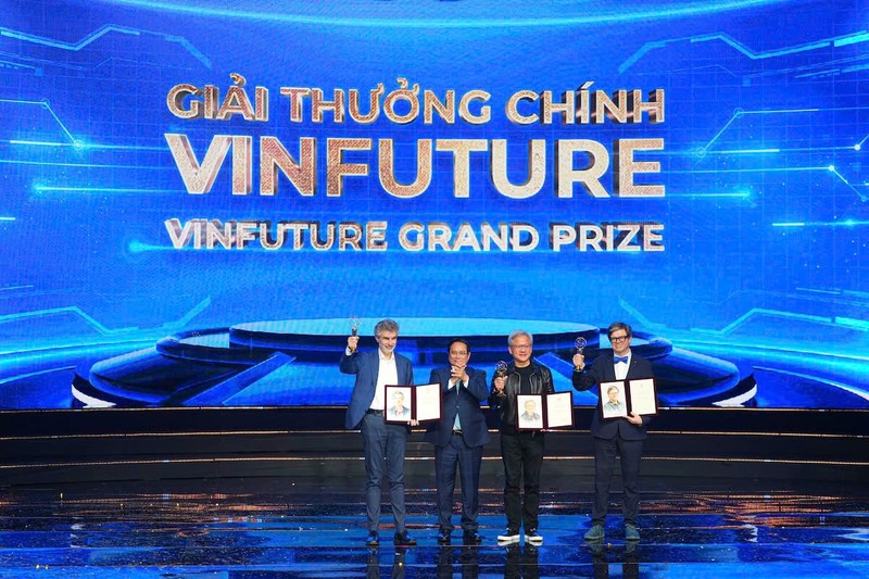 Giai thuong Vinfuture 2024 vinh danh 4 cong trinh khoa hoc: 