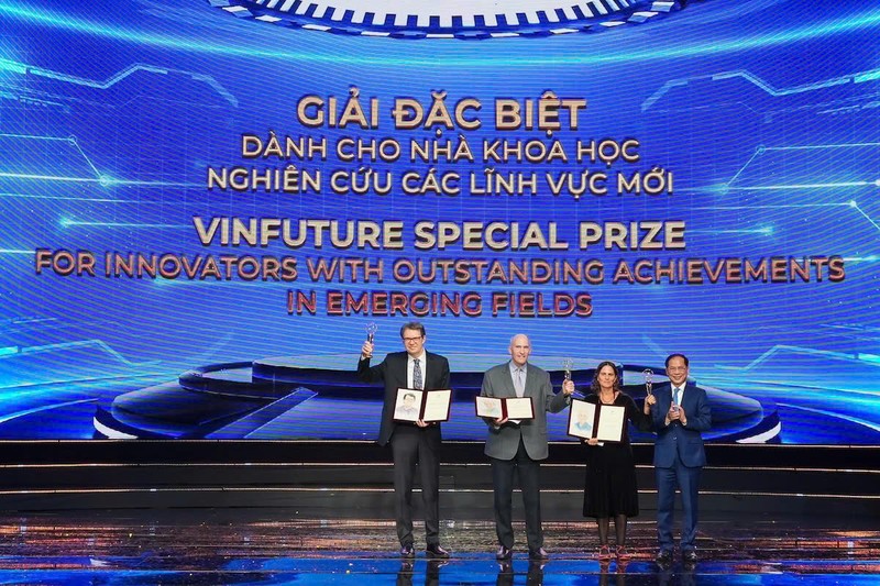 Giai thuong Vinfuture 2024 vinh danh 4 cong trinh khoa hoc: 