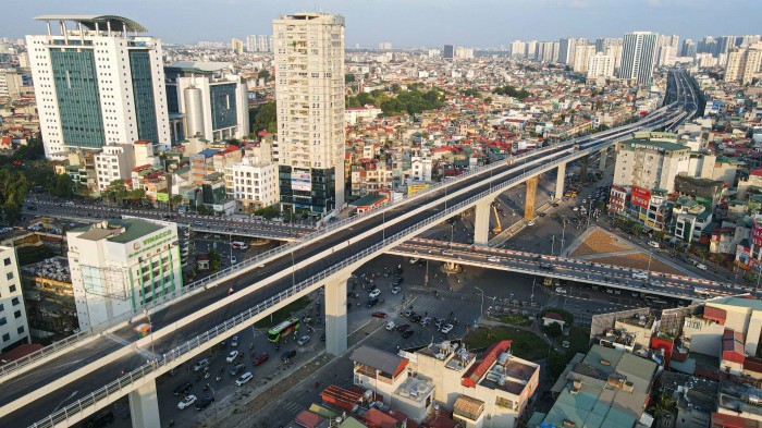 Vanh dai 2 tren cao cua Ha Noi se thong xe vao ngay 11-1-2023