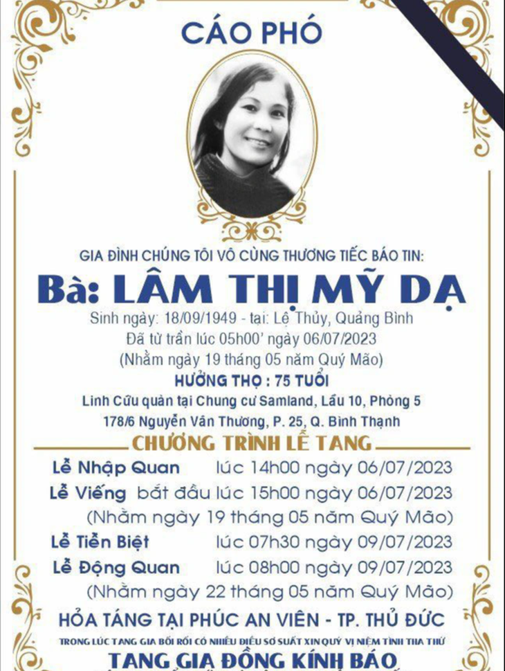 Nha tho cua “Khoang troi, ho bom” Lam Thi My Da qua doi-Hinh-2