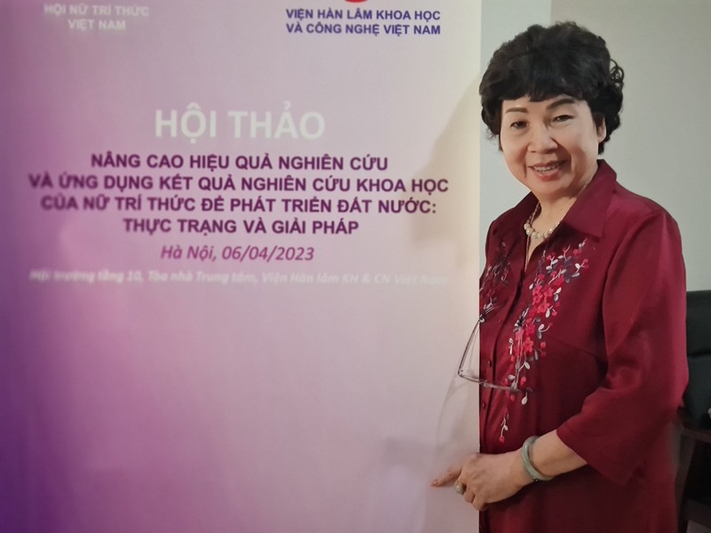 GS.TS Dang Thi Kim Chi: “Phu nu lam khoa hoc kho gap boi lan”