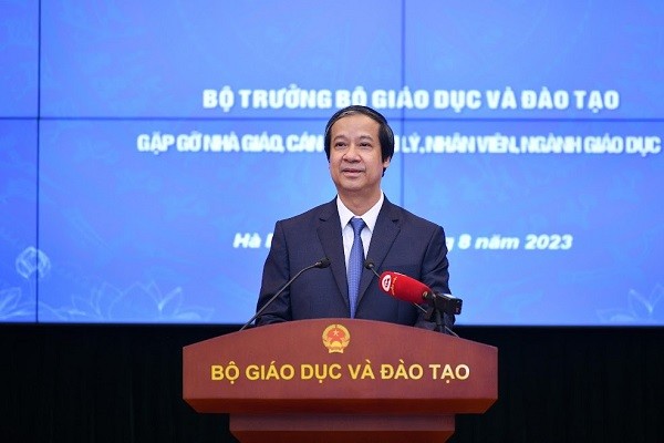 Bo truong Nguyen Kim Son: Nhieu kha nang se dieu chinh day hoc tich hop-Hinh-3