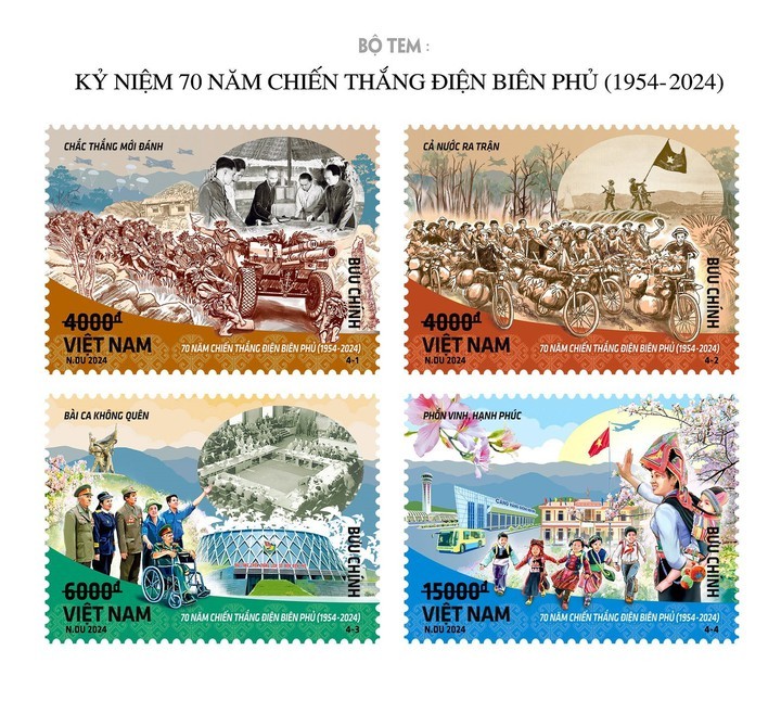 Issuance of special stamps of the 70th year of Chien Bien Bien Phu-Hinh-2