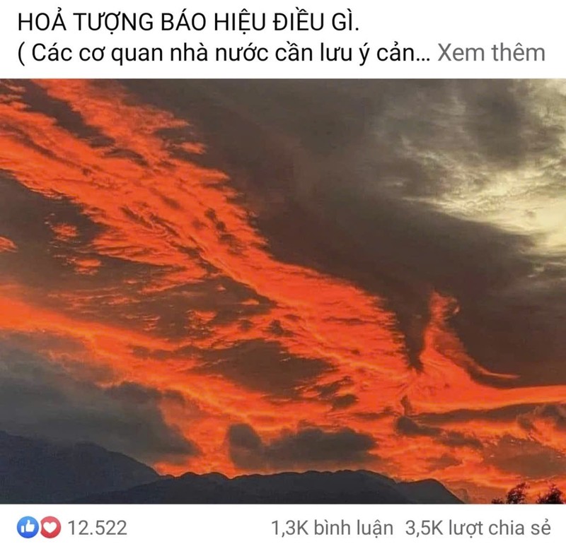 Xon xao anh may do la tren troi Lao Cai, chuyen gia noi gi?