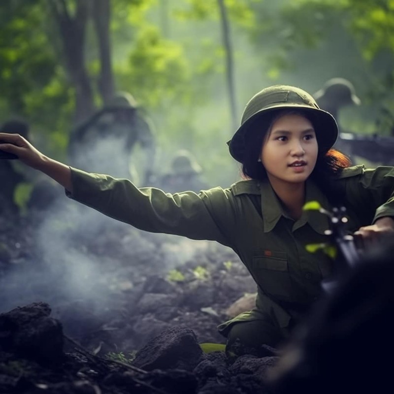 Chùm ảnh: Chân dung 10 cô gái Ngã ba Đồng Lộc phục dựng bằng AI - Hình 4 Chum anh: Chan dung 10 co gai Nga ba Dong Loc phuc dung bang AI-Hinh-4