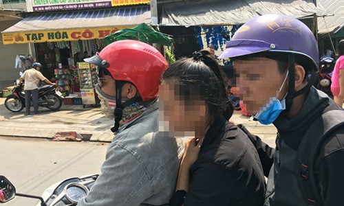 Nhom hiep si giai cuu nu sinh lop 9 khoi “yeu rau xanh”