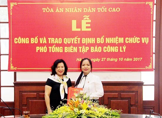Bo nhiem ba To Thi Lan Phuong lam Pho TBT bao Cong ly