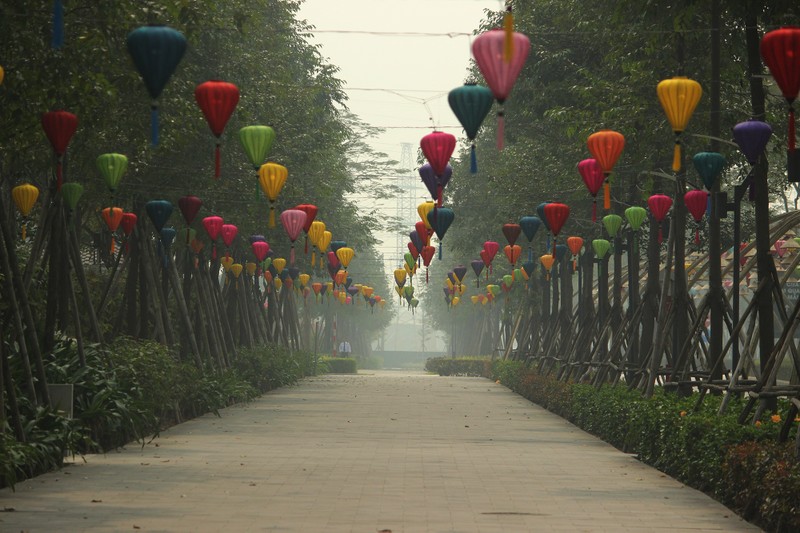 Anh: Pho phuong Ha Noi lung linh ruc ro don Tet Nguyen dan Ky Hoi-Hinh-3