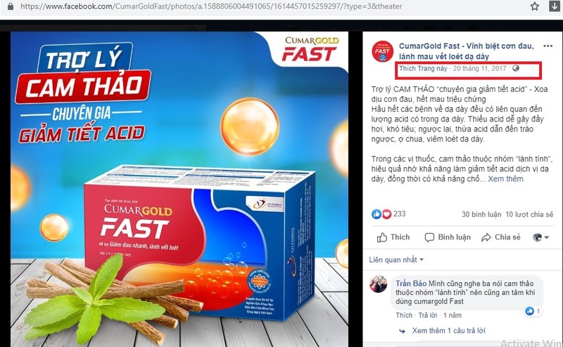 CumarGold Fast quang cao nhu thuoc, lua nguoi benh: Cty CVI tra loi “tien hau bat nhat”?!-Hinh-4