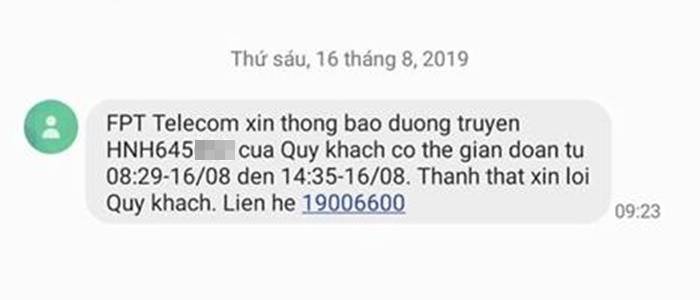 FPT “dut” Internet, khach meo mat... nhan vien tung tung “bao tri duong truyen”