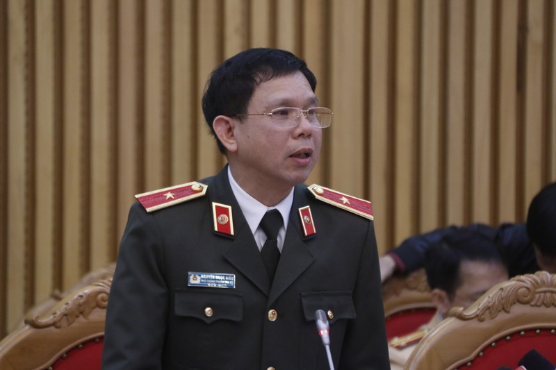 Lanh dao doi CSGT o Dong Nai 