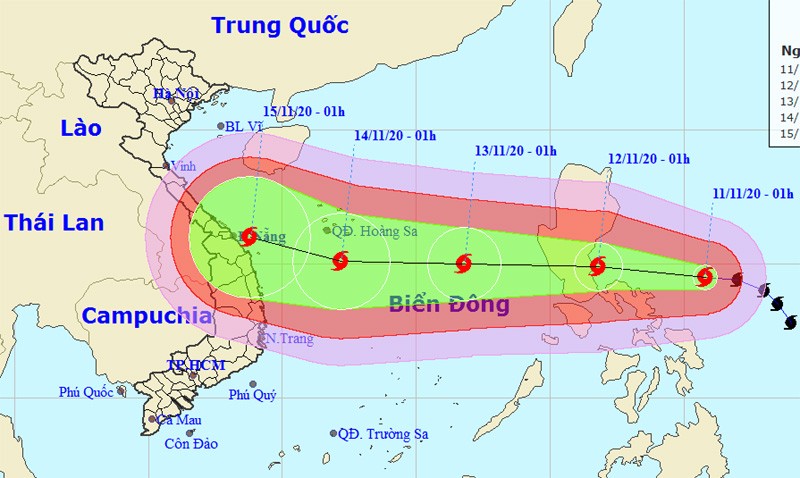 Mua lon tren dien rong o Trung Trung Bo, bao Vamco co kha nang manh them