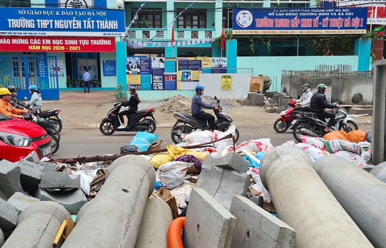 Du an mo rong pho Vu Trong Phung rua bo, dan Thu do kho so bac cau vao nha-Hinh-5