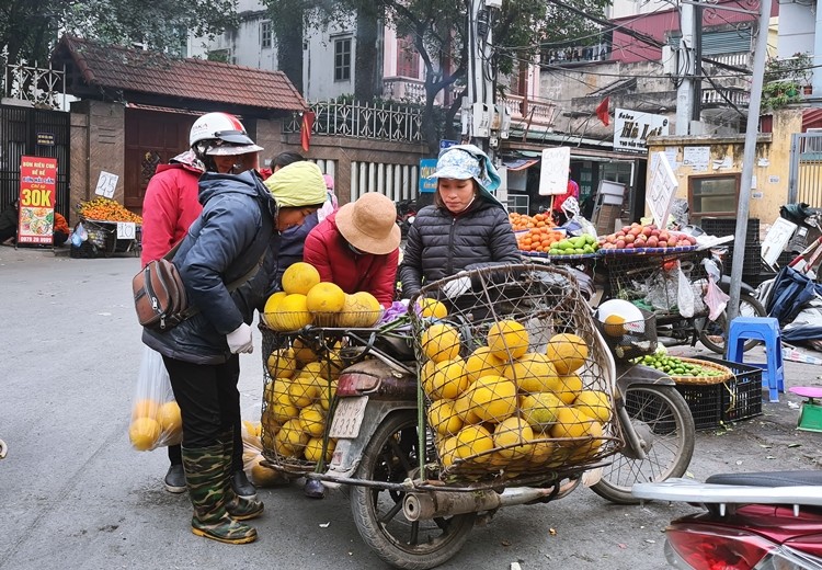 Ha Noi: Hoa qua khong ro nguon goc dua nhau xa hang can Tet-Hinh-9