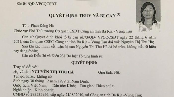 Du an KDC so 1 Tay Nam dinh liu gi giam doc Cty Thu Ha bi truy na?