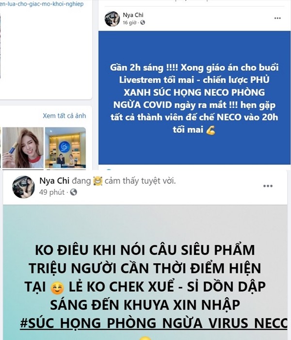 San pham xit hong, Cot Thien Ngoc NECO quang cao “no” cong dung: Xu ly ra sao?