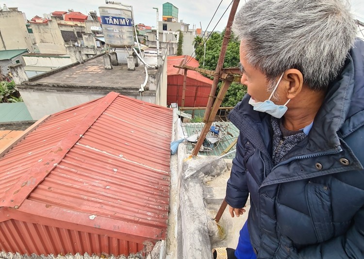 Ha Noi: Nhieu nha cua bi hu hong vi thi cong truong Tieu hoc Thuy Linh-Hinh-13