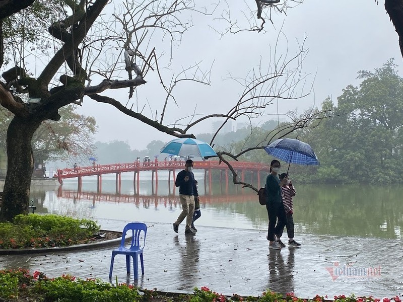 Du bao thoi tiet ngay 27/3: Bac Bo mua ret, nhiet do giam manh