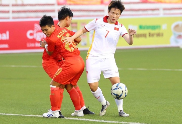 Thua Myanmar, tuyen nu Viet Nam trang tay o AFF Cup 2022