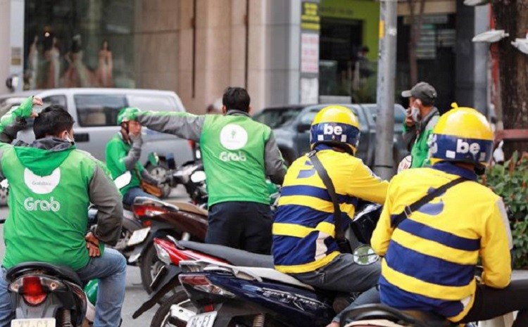 Grab, Gojek, Be lam an sao truoc khi bi So Giao thong Ha Noi nhac nho?