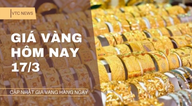 Gia vang hom nay 17/3: Vang tang manh do lo ngai khung hoang tai chinh