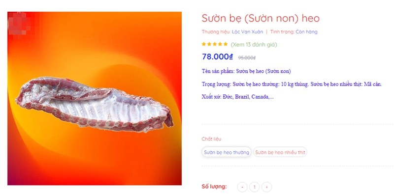 Suat com 120.000 dong: 1kg suon heo che bien duoc may re thit?-Hinh-2