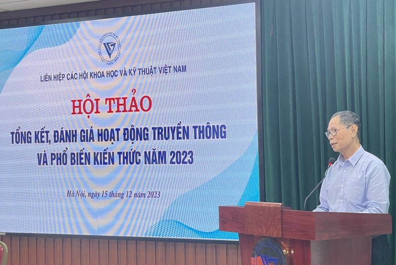 VUSTA tong ket, danh gia hoat dong truyen thong va pho bien kien thuc nam 2023-Hinh-2