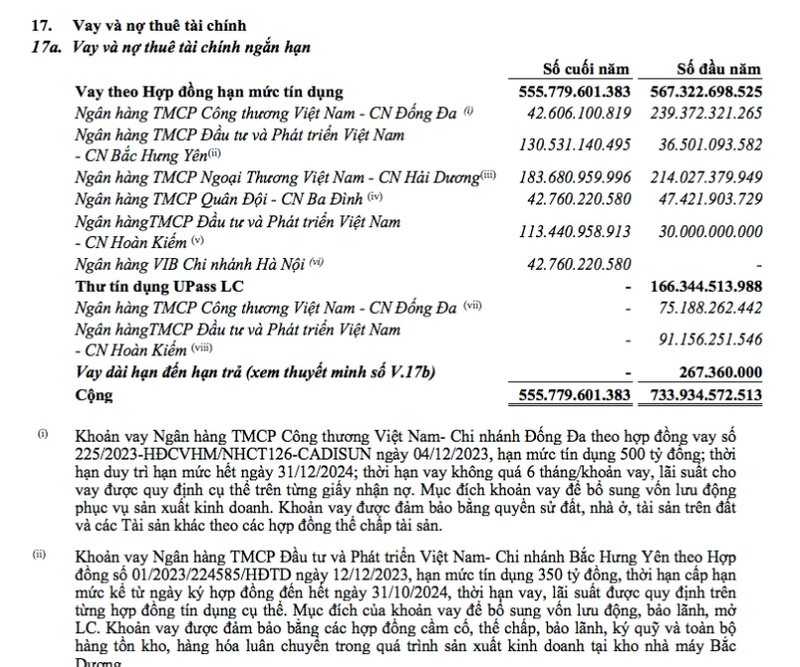 The chap nha chu tich vay tien, CADI-SUN lam an sao?