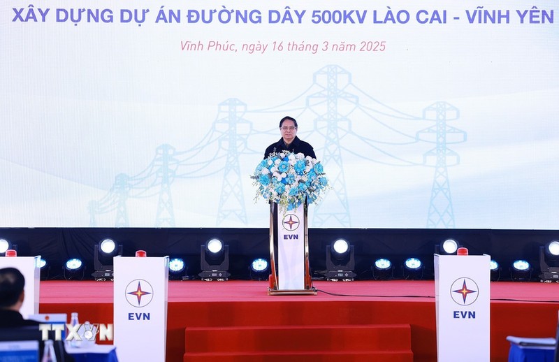 Than toc hoan thanh duong day 500kV Lao Cai - Vinh Yen