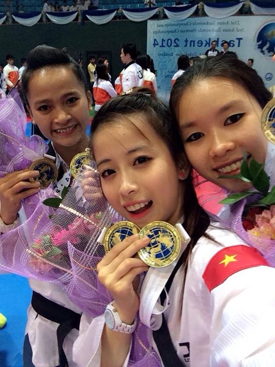 Hoa khoi Teakwondo va dong doi tiep tuc gianh HCV chau A-Hinh-3