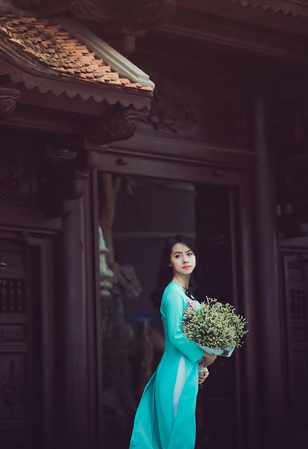 Co gai 9X xinh nhu mong, say me ao dai Viet-Hinh-5