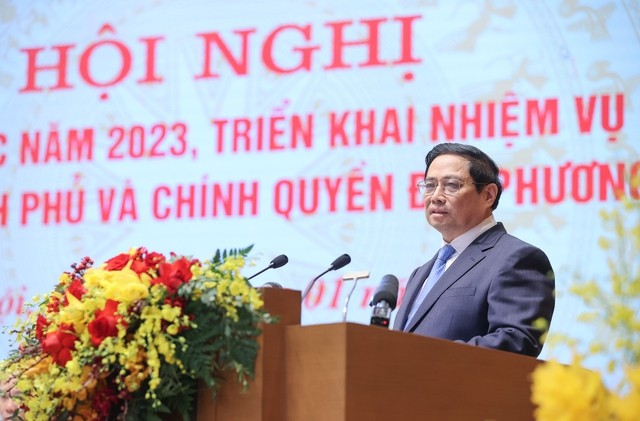 Thu tuong Pham Minh Chinh: 5 quyet tam va 10 nhom nhiem vu, giai phap trong tam trong nam 2024