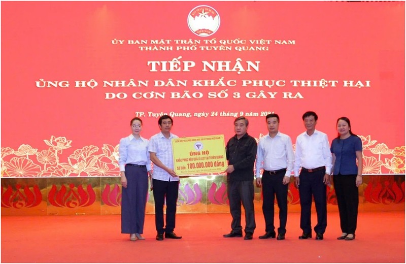 LHH Viet Nam ho tro Tuyen Quang khac phuc hau qua lu lut