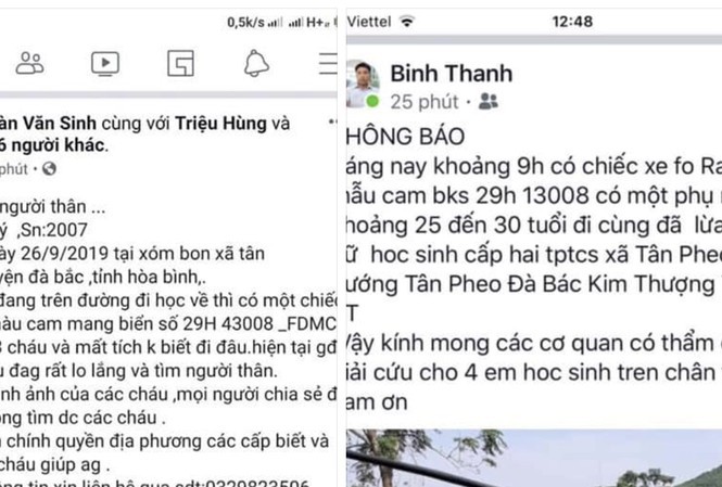 bia dat dang tin len Facebook kiem 