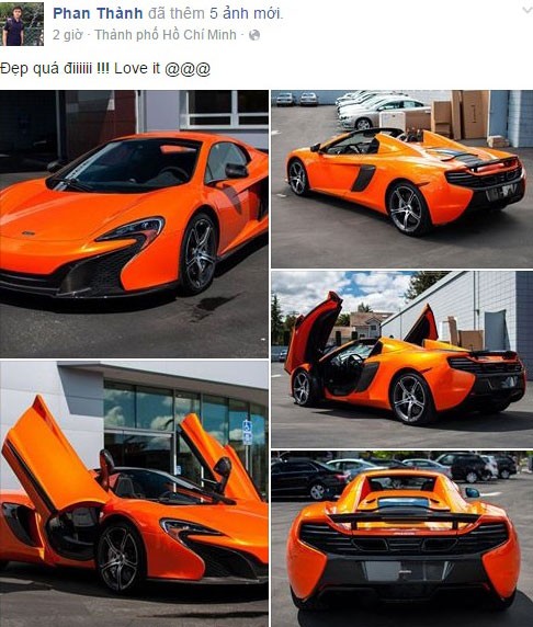 Chong dai gia Ngoc Thach va ban trai Midu dua nhau san McLaren 650S?-Hinh-2