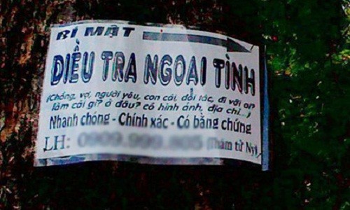 “Choang” voi nhung bien quang cao chi co o Viet Nam