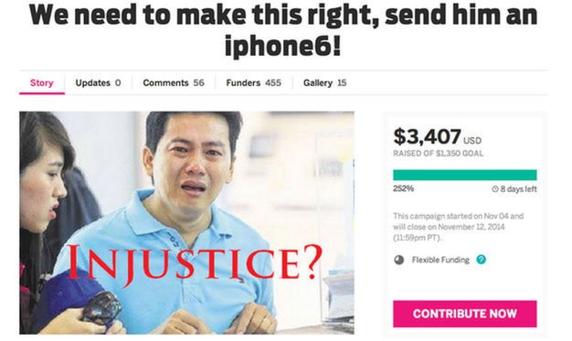 Singapore xu tu 4 nguoi lua du khach Viet mua iPhone 6