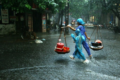 Thoi tiet hom nay: Chieu toi Ha Noi mua rao