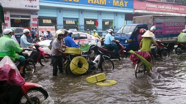 Anh: Ha Noi ngap nhu song sau con mua giong nhu trut-Hinh-6