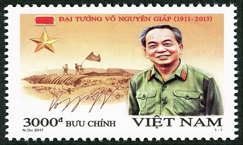 An tuong bo tem buu chinh moi ve Dai tuong Vo Nguyen Giap-Hinh-4
