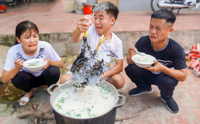 Con trai Ba Tan Vlog bi phat nang vi nau chao ga nguyen long-Hinh-8