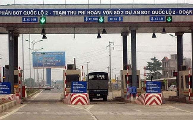 Dung thu phi du an BOT Noi Bai - Vinh Yen tu ngay 14/10