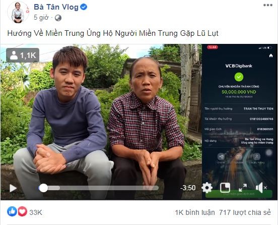 Ba Tan ung ho mien Trung 50 trieu dong nhung lai bi dan mang... nem da-Hinh-3