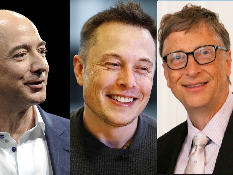 4 dac diem giup Bill Gates, Elon Musk va Jeff Bezos thanh cong