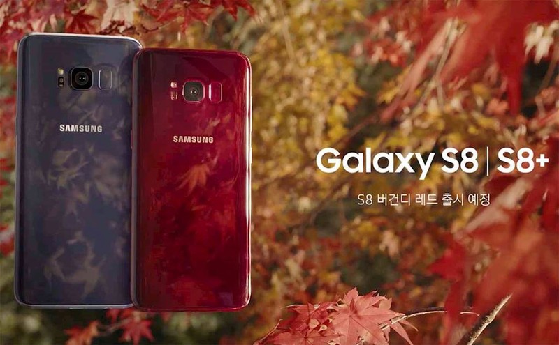 Samsung Galaxy S8 them mau do ruou lay cam hung tu mua thu