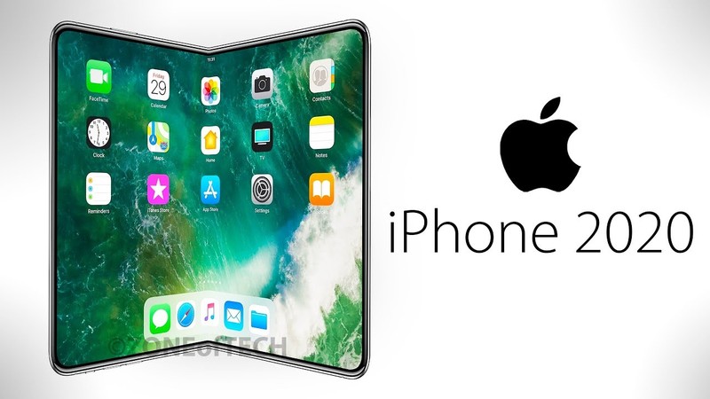 Apple dang phat trien iPhone man hinh gap, ra mat nam 2020?