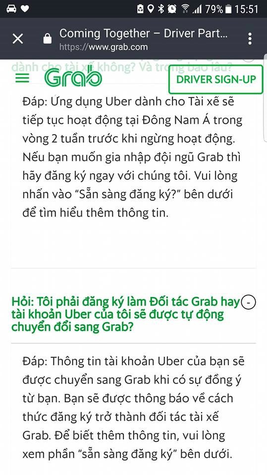Lo chuyen Uber sap nhap Grab, tai xe nhao nhao tim den van phong-Hinh-3