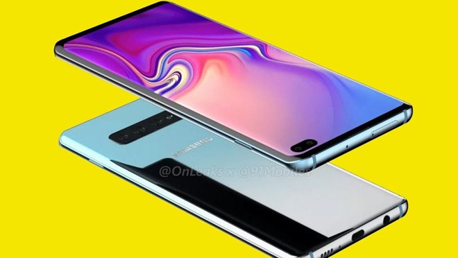 Xuat hien hinh anh cua Galaxy S10 Plus voi kieu dang moi