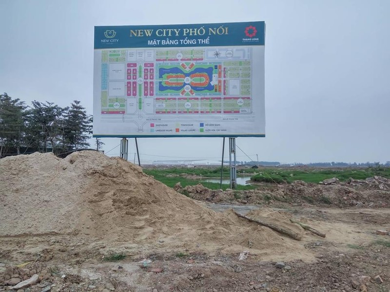 Du an New City Pho Noi: Cham dut moi hoat dong giao dich!